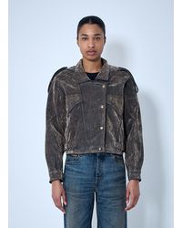 VAQUERA - Flocked Denim Jacket - Lyst