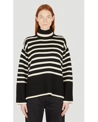 Totême - Signature Stripe Roll Neck Sweater - Lyst