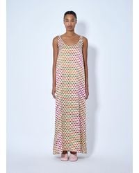 Dries Van Noten - Draz Polka-Dot Silk Maxi Dress - Lyst