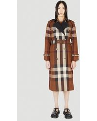 Burberry - Vintage Check Trench Coat - Lyst