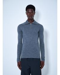 Jil Sander - Half-Zip Long Sleeve Top - Lyst