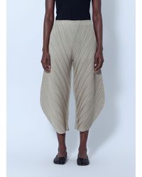 Pleats Please Issey Miyake - Thicker Bottoms 1 Trousers - Lyst