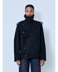 Maison Margiela - Double-Breasted High-Collar Jacket - Lyst