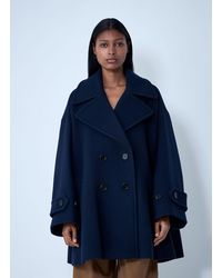 Chloé - Chloã Double-Breasted Wool-Blend Coat - Lyst