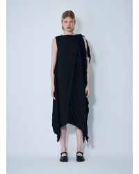 Issey Miyake - Wrinkled And Twisted Dress - Lyst