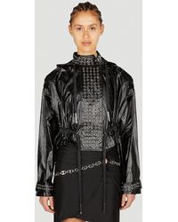 Rabanne - Eyelet Biker Jacket - Lyst