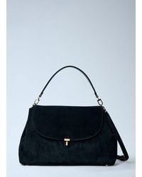 TOTEME - T-Lock Suede Satchel Bag - Lyst