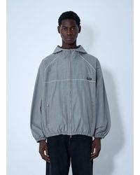 Miu Miu - Check Hooded Jacket - Lyst