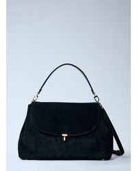 TOTEME - T-Lock Suede Satchel Bag - Lyst