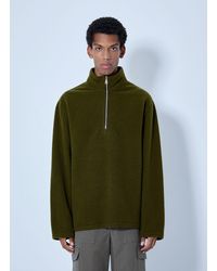 Rier - Fleece Polo Sweatshirt - Lyst