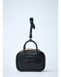 Miu Miu - Micro Beau Leather Bag - Lyst