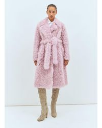 Bottega Veneta - Shearling Coat - Lyst