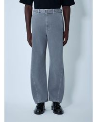 Lemaire - Twisted Belted Pants - Lyst