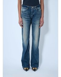 Balenciaga - Logo Patch Jeans - Lyst