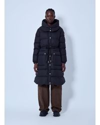 Moncler - Pic Hooded Long Down Coat - Lyst