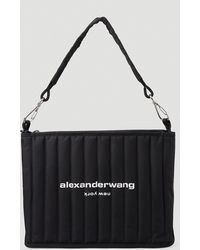 Alexander Wang Synthetic Elite Tech Logo Printed Shoulder Bag in Pink
