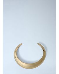 Saint Laurent - Polished Metal Cuff Bracelet - Lyst