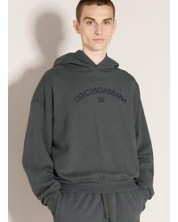 Dolce & Gabbana - Cropped Hooded Sweatshirt - Lyst