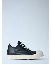Rick Owens - Leather Low-Top Sneakers - Lyst