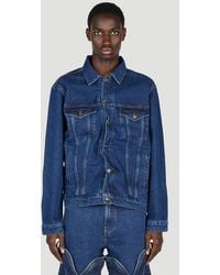 Y. Project - Y/Project Wire Denim Jacket - Lyst