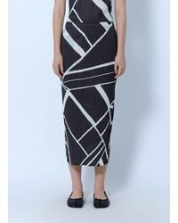 Pleats Please Issey Miyake - Fold Line Skirt - Lyst