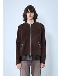 Our Legacy - Drift Zip-Dastening Suede Jacket - Lyst