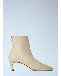 TOTEME - Soft Nappa Ankle Boots - Lyst