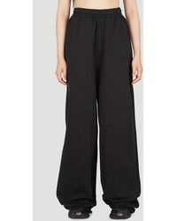 Vetements Push-up Wide Track Trousers - Black