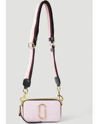 Marc Jacobs Color Block Snapshot Shoulder Bag - Pink
