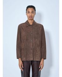 Max Mara - Suede Shirt Jacket - Lyst