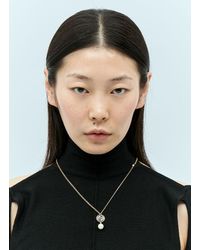 Gucci x adidas Gourmette Trefoil Pendant Necklace Yellow Gold-tone