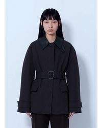 Studio Nicholson - Lurie Belted Cropped Jacket - Lyst