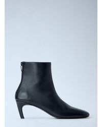 TOTEME - Soft Nappa Ankle Boots - Lyst