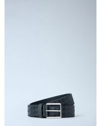 Bottega Veneta - Woven Taurillon Leather Belt - Lyst