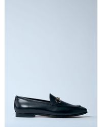 Gucci - Jordaan Leather Loafers - Lyst