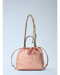 Chloé - Drawstring Chain Icons Handle Bag - Lyst