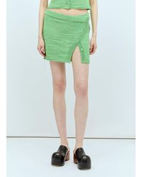 Acne Studios - Knit Mini Skirt - Lyst