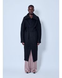 Rick Owens - Dracucollar Belted Coat - Lyst