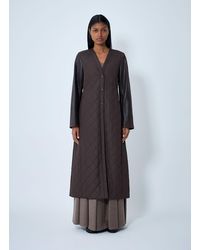 Max Mara - Quilted Maxi Coat - Lyst