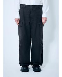 Prada - Garment-Dryed Cargo Pants - Lyst