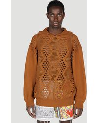 Children of the discordance - Knit Hooded Sweater - Lyst