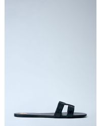 Saint Laurent - Mabrouka Leather Sandals - Lyst