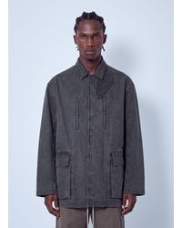 Rick Owens - Collared Canvas Mac Jacket - Lyst