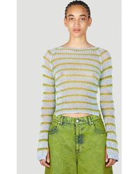 Marni - Striped Knit Sweater - Lyst