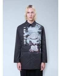 Yohji Yamamoto - Printed Padded Shirt - Lyst