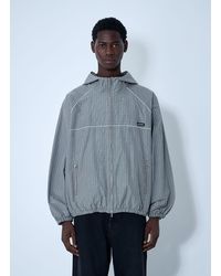 Miu Miu - Check Hooded Jacket - Lyst