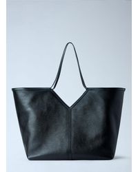 Saint Laurent - Y Thin Tote Bag With Removable Pouch - Lyst