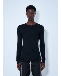 Rick Owens - Long Sleeve Crewneck Top - Lyst