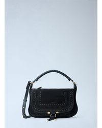 Chloé - Marcie Medium Studded Suede Shoulder Bag - Lyst