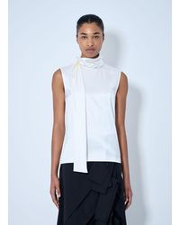 Bottega Veneta - Sleeveless High-Neck Top - Lyst